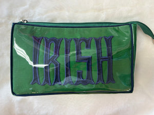 Notre Dame Irish Cosmetic Bag