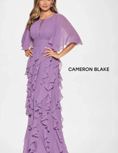 Load image into Gallery viewer, Cameron Blake CB213 Jewel Neckline Dress in Chiffon
