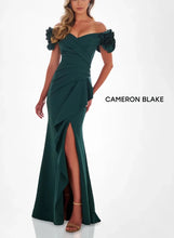 Load image into Gallery viewer, Cameron Blake CM209 Off the Shoulder Fit and Flare Long Gown
