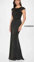 Load image into Gallery viewer, Cameron Blake CB204 Long Gown with Cap Sleeves
