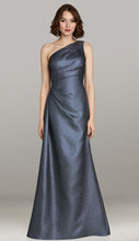 Load image into Gallery viewer, Gia Franco 12454 One Shoulder Metallic Long Gown
