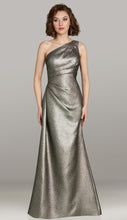Load image into Gallery viewer, Gia Franco 12454 One Shoulder Metallic Long Gown
