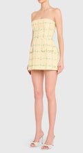 Load image into Gallery viewer, Amanda Uprichard Bethany Skort Romper in Yellow
