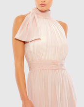 Load image into Gallery viewer, Macduggal 55035 Sleeveless Halter Chiffon Dress with Bow
