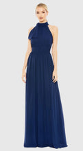 Load image into Gallery viewer, Macduggal 55035 Sleeveless Halter Chiffon Dress with Bow

