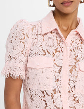 Load image into Gallery viewer, Generation Love Mina Lace Shirt in Petal Pink
