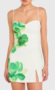 Amanda Uprichard Taylor Skort Romper in Sendai Print