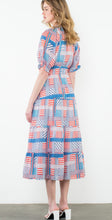 Load image into Gallery viewer, THML WCT2922 Blue and Red Striped Pattern Maxi Dress
