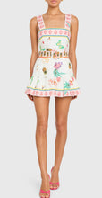 Load image into Gallery viewer, Amanda Uprichard Lena Skort Romper in the Postcard Print
