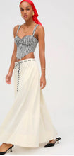 Load image into Gallery viewer, For Love and Lemons Sammie Bustier in Black and White Gingham
