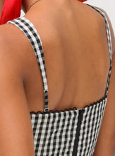 Load image into Gallery viewer, For Love and Lemons Sammie Bustier in Black and White Gingham
