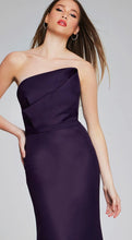 Load image into Gallery viewer, Jovani 40598 Classic Strapless Gown with Asymmetrical Neckline
