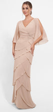 Load image into Gallery viewer, Jasmine Jade K278013 Chiffon A-Line Gown with Sleeves
