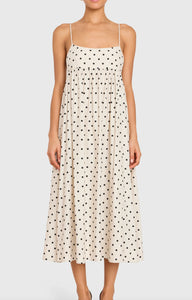 Amanda Uprichard Wynwood Dress in Beige and Black