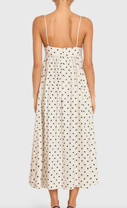 Amanda Uprichard Wynwood Dress in Beige and Black