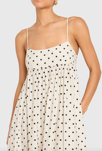 Amanda Uprichard Wynwood Dress in Beige and Black