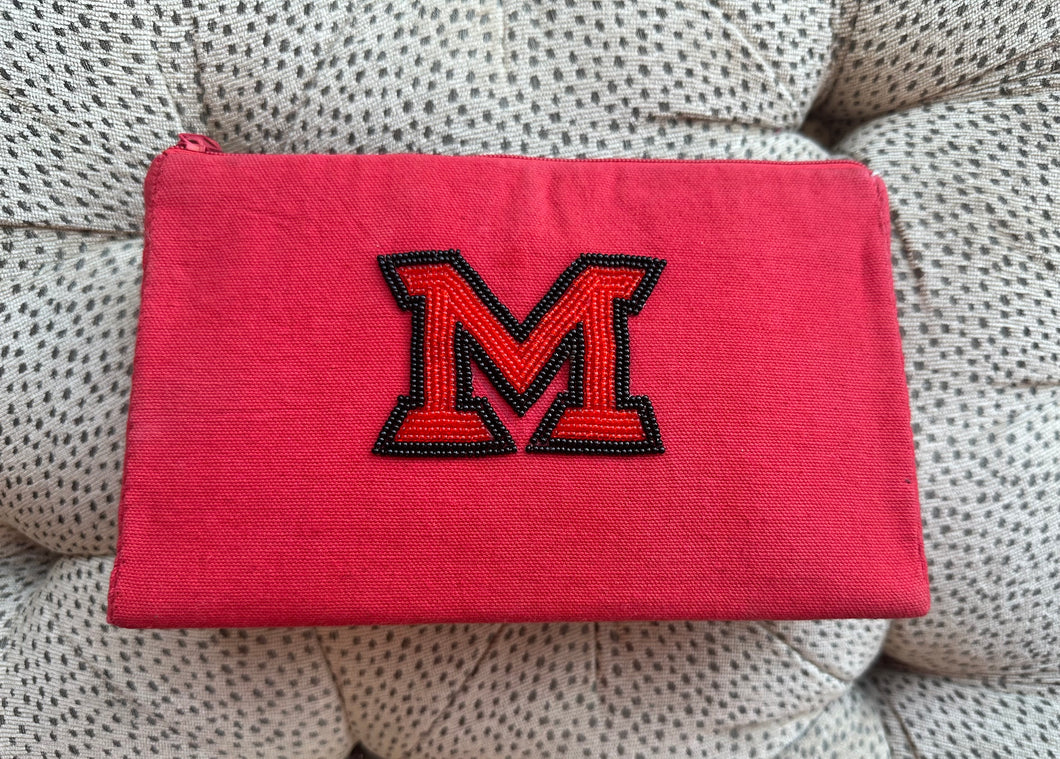 Miami of Ohio Canvas Cosmetic Bag