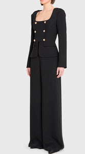 Amanda Uprichard Tompkins Pant in Black