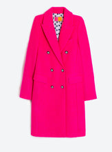 Load image into Gallery viewer, Vilagallo Hot Pink Top Coat with Gorgeous Detail
