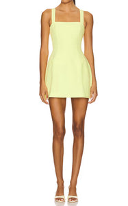 Amanda Uprichard Jaxon Romper in Butter