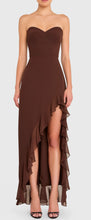Load image into Gallery viewer, Amanda Uprichard Eden Gown in Cocoa
