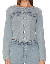 Load image into Gallery viewer, Amanda Uprichard Scorpio Denim Top
