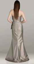 Load image into Gallery viewer, Feriani 12562 Gold Strapless Gown with Side Bow
