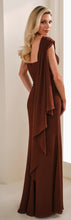 Load image into Gallery viewer, Mon Cheri CB908 Strapless Chiffon Gown with Flattering Detail
