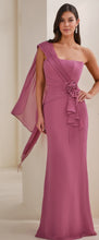 Load image into Gallery viewer, Mon Cheri CB908 Strapless Chiffon Gown with Flattering Detail
