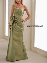 Load image into Gallery viewer, Cameron Blake CB909 Strapless Long Gown with Side Slit

