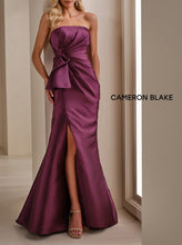Load image into Gallery viewer, Cameron Blake CB909 Strapless Long Gown with Side Slit
