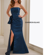 Load image into Gallery viewer, Cameron Blake CB909 Strapless Long Gown with Side Slit
