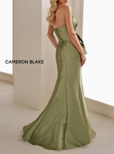 Load image into Gallery viewer, Cameron Blake CB909 Strapless Long Gown with Side Slit

