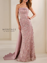 Load image into Gallery viewer, Montage M3110 Embroidered Strapless Sheath
