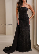 Load image into Gallery viewer, Montage M3110 Embroidered Strapless Sheath
