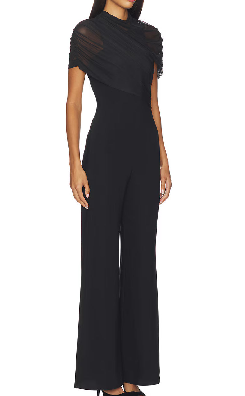 Amanda Uprichard Evianna Jumpsuit in Black