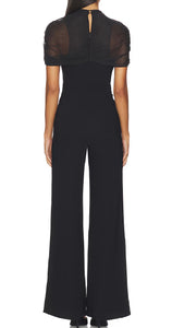 Amanda Uprichard Evianna Jumpsuit in Black