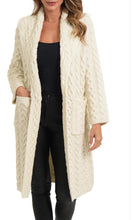 Load image into Gallery viewer, Love Token Trevor Cardigan in Ivory Cable
