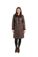 Load image into Gallery viewer, Love Token Austin Reversible Coat in Brown
