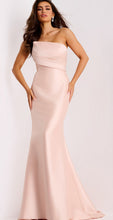 Load image into Gallery viewer, Jovani 44532 Stunning Satin Twill Gown in Blush
