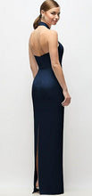 Load image into Gallery viewer, Dessy 6922 Full Length Crepe Column Halter Dress
