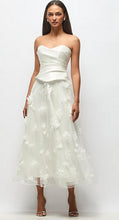 Load image into Gallery viewer, Dessy 3194 Strapless Magnolia Tulle Midi Dress with Appliqués
