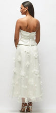 Load image into Gallery viewer, Dessy 3194 Strapless Magnolia Tulle Midi Dress with Appliqués
