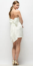 Load image into Gallery viewer, Dessy 3196 Strapless Embossed Floral Jacquard Mini Dress
