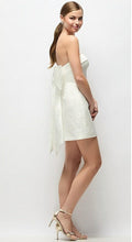 Load image into Gallery viewer, Dessy 3196 Strapless Embossed Floral Jacquard Mini Dress
