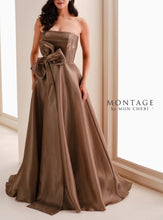 Load image into Gallery viewer, Montage M4207 Strapless Organza Strapless Gown
