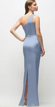 Load image into Gallery viewer, Dessy 6927 One Shoulder Draped Bodice Long Gown
