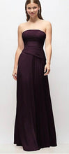 Load image into Gallery viewer, Dessy 3184 Strapless Chiffon Asymmetrical Long Gown

