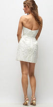 Load image into Gallery viewer, Dessy 3197 Strapless Linen Beaded Dress
