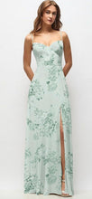 Load image into Gallery viewer, Dessy TH152FP Wrap Bodice Floral Chiffon Dress
